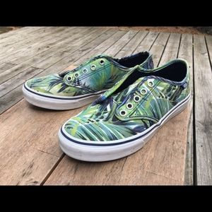 Vans sneaker tropical print size 7